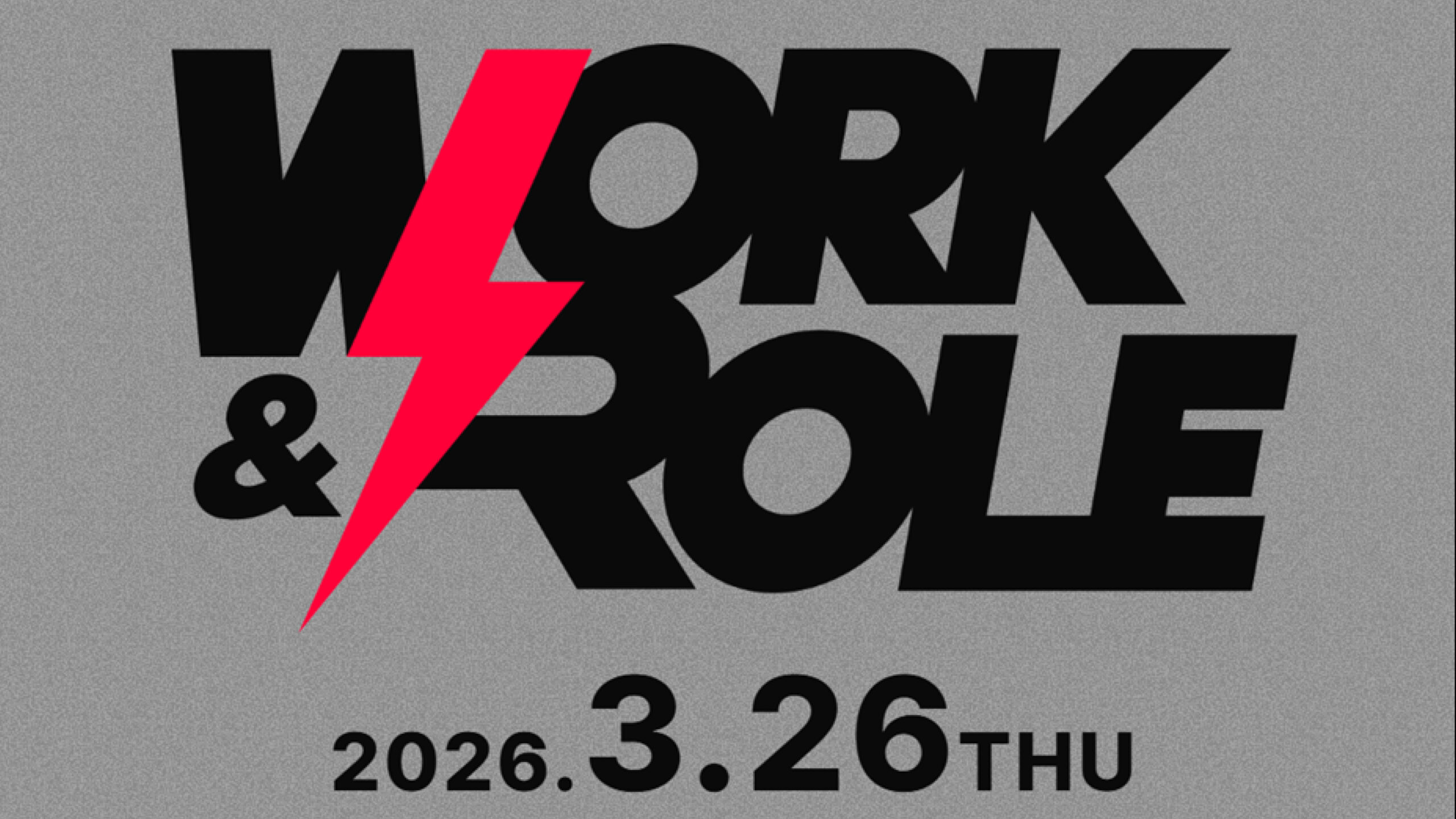 スタートアップカンファレンス「WORK AND ROLE 2026」に登壇・出展いたします。